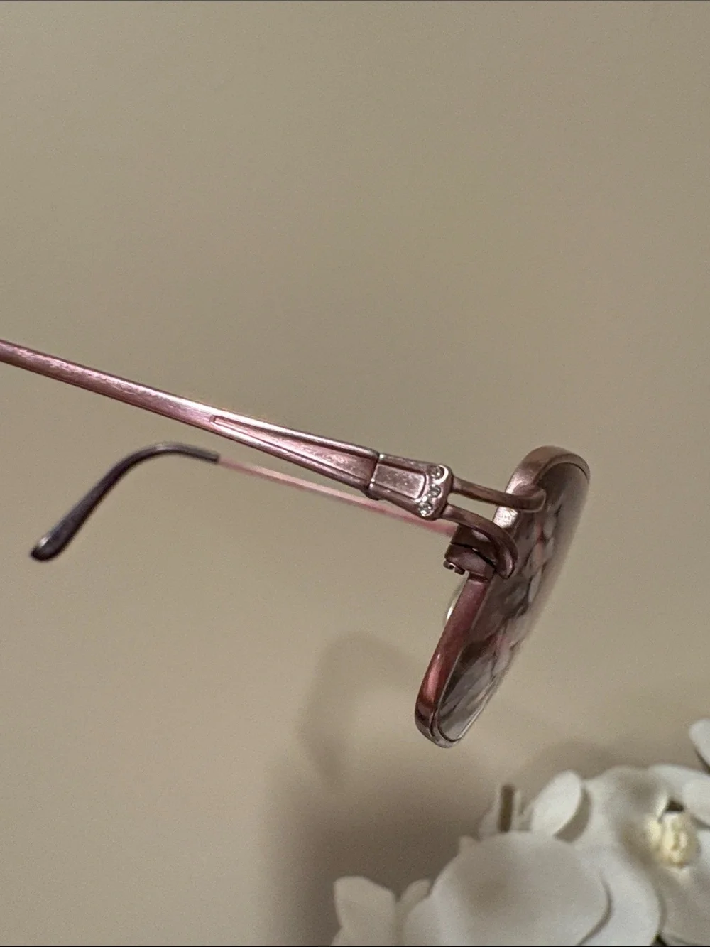 Bulova Eyeglasses Frames Pink & Purple Cat Eye Titanium kilwa